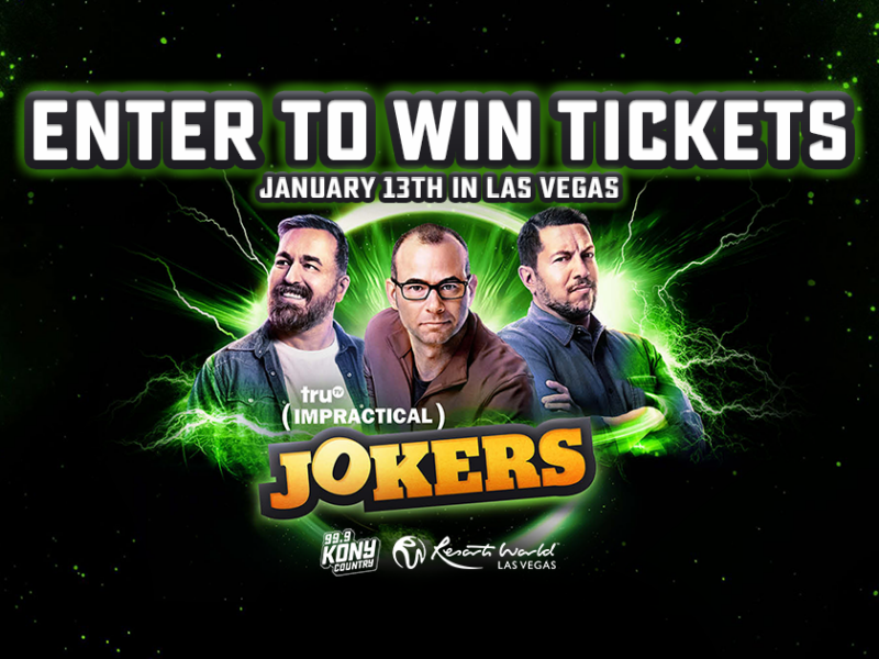 Enter to Win Impractical Jokers Tickets in Las Vegas from 99.9 KONY Country